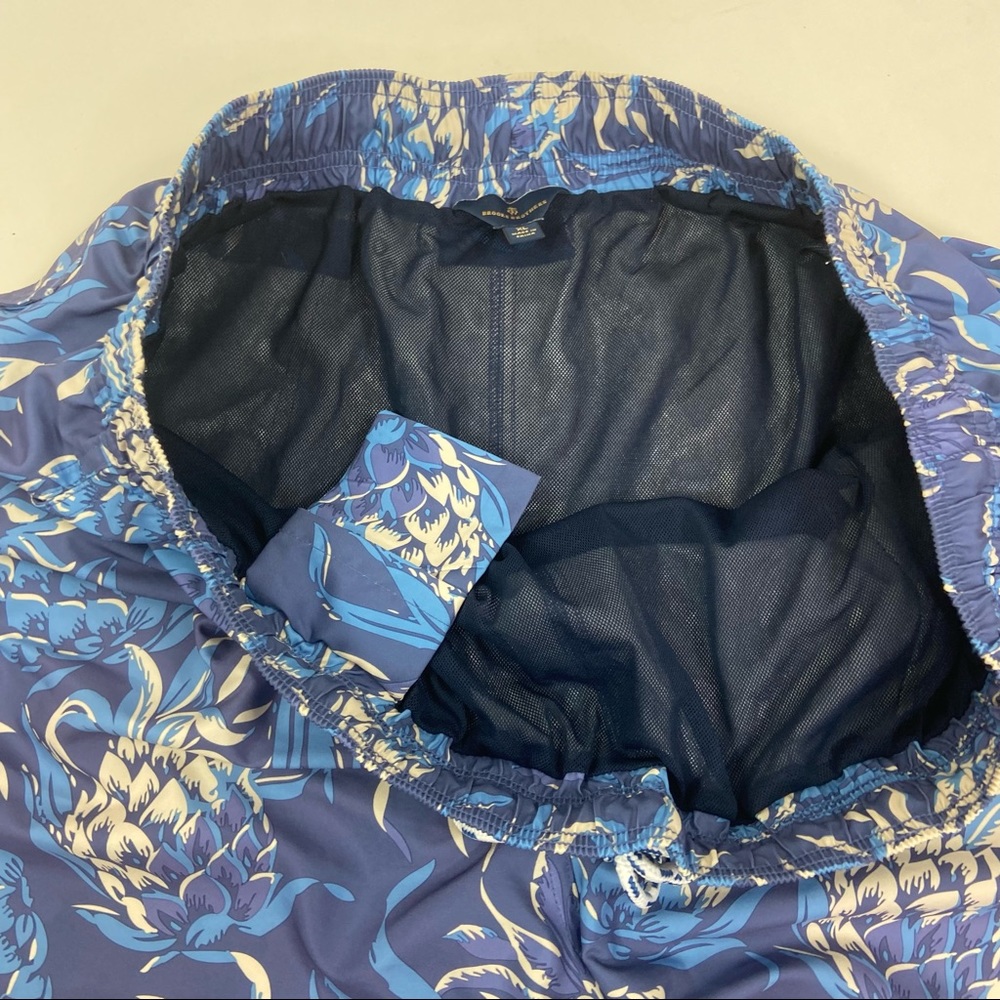 Brooks Brothers blue pineapple swim trunks NWOT. SIZE XL - Picture 7 of 9